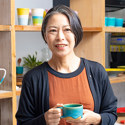 「tituti OKINAWAN CRAFT」のつなぎ手 金城雅子さん